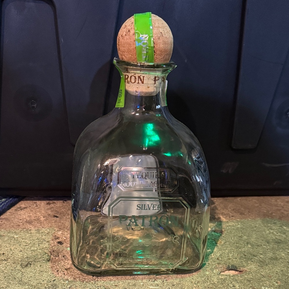 Patrón Silver Tequila Bottle 1.75L (Empty)